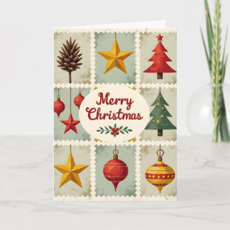 Kerst Tegels Kerstkaart Kaart