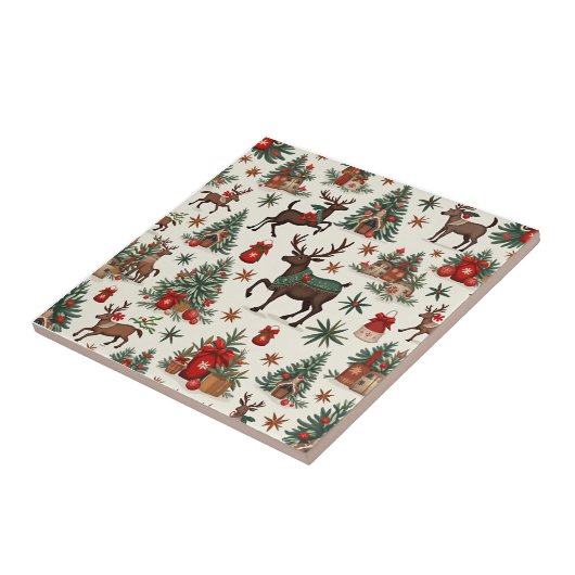 Kerst tegels tegeltje (Zijkant)