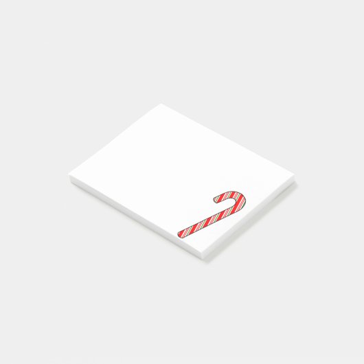 Kerst tekeningen met Candy Cane Post-it® Notes (Schuin)