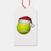 Kerst Tennis Bal Cadeaulabel (Achterkant)