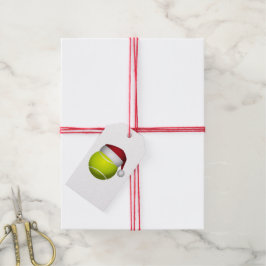 Kerst Tennis Bal Cadeaulabel