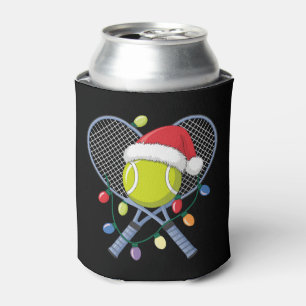 Kerst Tennis Rackets Bal Sinterklaas Hoed Lichten Blikjeskoeler