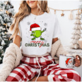 Kerst Tennisbal Dabbing Grappig T-shirt