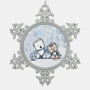 Kerst Terriers Westie & Yorkie Ornament