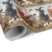 Kerst Thanksgiving en Halloween Feestdagen Cadeaupapier (Rol Hoek)