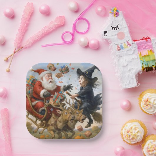 Kerst Thanksgiving en Halloween Feestdagen Papieren Bordje (Feest)