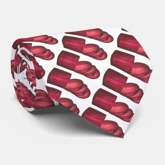 Kerst Thanksgiving Ingeblikt Veenbessen Saus Voeds Stropdas (Opgerold)