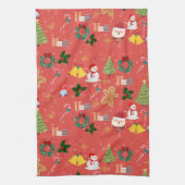 kerst theedoek (Verticaal)