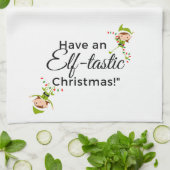 Kerst Theedoek - Elf Tastic 2 (Gevouwen)