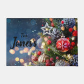 Kerst Thema Aangepaste Deurmat (Voorkant)