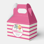 Kerst Thema Baby shower Favor Boxes Bedankdoosjes (Voorkant Zijde)