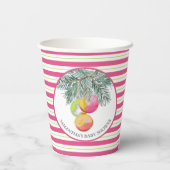 Kerst Thema Baby shower Papieren bekers (Achterkant)