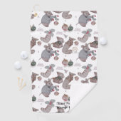 Kerst Thema Boganhues kinderkamer print handdoek (Insitu)