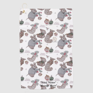 Kerst Thema Boganhues kinderkamer print handdoek