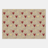 Kerst Thema Hand-getekend Naadloos Patroon Inpakpapier Vel (Voorkant 2)