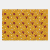 Kerst Thema Hand-getekend Naadloos Patroon Inpakpapier Vel (Voorkant)