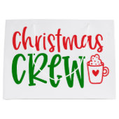 Kerst Thema: Kerst Crew Groot Cadeauzakje (Voorkant)