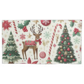 Kerst thema koning grootte kussensloop (Voorkant)