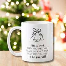 Kerst Thema Motivatie Quote Koffie Mok