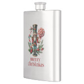 Kerst Thema Notenkraker Snoep Cane Aangepaste teks Flacon (Links)