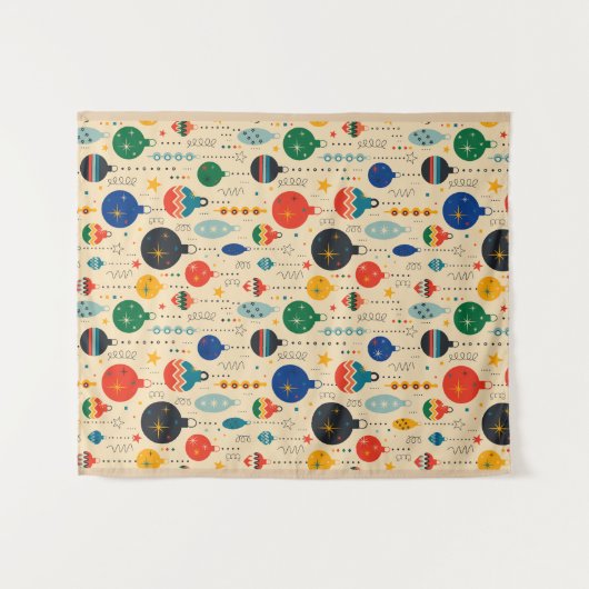 Kerst-thema ontwerp van het tapijt wandkleed (Voorkant (horizontaal))