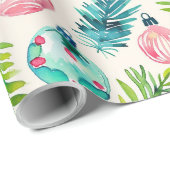 Kerst thema patroon ornamenten groen cadeaupapier (Rol Hoek)