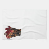 Kerst Thema Sheltie Theedoek (Horizontaal)