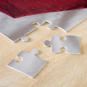 Kerst-thema zwangerschapsaankondiging legpuzzel (Zijkant)