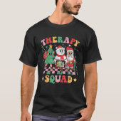 Kerst Therapie Squad SLP TO PT Beroepsmatig T-shirt (Voorkant)
