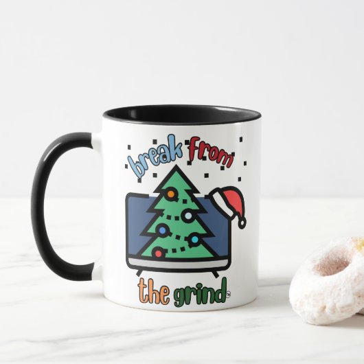Kerst Thuis Films Koffiemok Mok (Met donut)