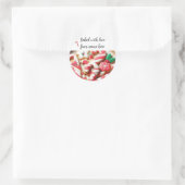 Kerst thuis gebakken cookies pakket sticker (Tas)