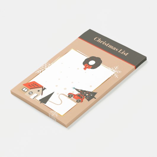 Kerst thuis Post-It-notities Post-it® Notes (Schuin)