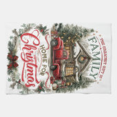 Kerst thuis theedoek (Horizontaal)