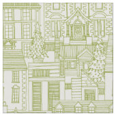kerst tijd groene parel stof (Close Up)