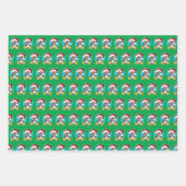 Kerst Tijger Cub Wrapping Paper Set van 3 vellen (Voorkant 3)