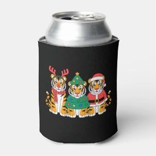 Kerst Tijgers Kerstman Rendier Boom Kerst Vakantie Blikjeskoeler