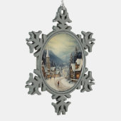  kerst tin sneeuwvlok ornament (Links)