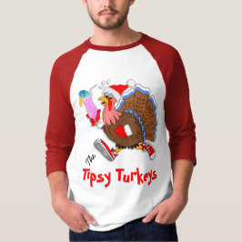 Kerst Tipsy Turkije - Post-Run T-shirt