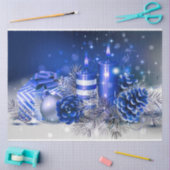 Kerst Tissue Papier/Kaarsen Tissuepapier (Craft)