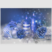 Kerst Tissue Papier/Kaarsen Tissuepapier (Voorkant)