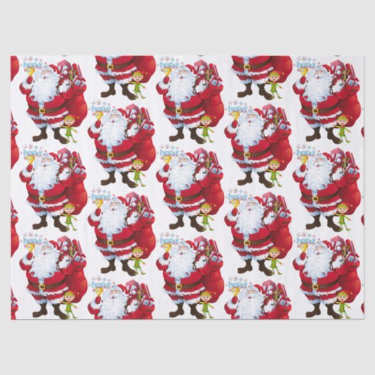 Kerst Tissue Papier, Sinterklaas Tissuepapier (Voorkant)