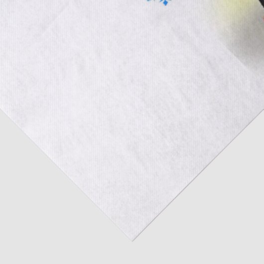 Kerst Tissue Papier, Vrolijk Kerstfeest, Pinguïn Tissuepapier (Detail)