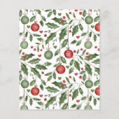 Kerst To-Do Lijst Notitieblok (Achterkant)