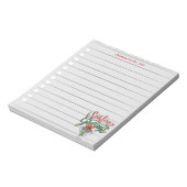 Kerst To-Do Lijst Notitieblok (Linkerzijde)