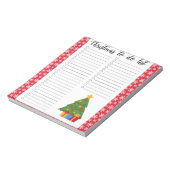 Kerst To-Do Lijst Notitieblok (Linkerzijde)