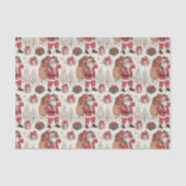 Kerst toile chinoiserie tissuepapier (Voorkant)