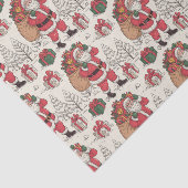 Kerst toile chinoiserie tissuepapier (Detail)