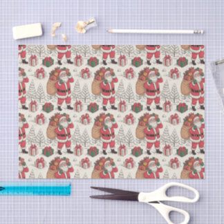 Kerst toile chinoiserie tissuepapier