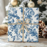 Kerst Toile Du Jouy Victoriaans  vakantie Cadeaupapier<br><div class="desc">Wikkel uw geschenken in tijdloze stijl met dit Victoriaans kerstinpakpapier van Christmas Toile Du Jouy. Dit inpakpapier is voorzien van een stijlvol toile du jouy-ontwerp dat is geïnspireerd op Victoriaans vakantiescènes en voegt een klassiek en verfijnd tintje toe aan elk geschenk. De ingewikkelde patronen en traditionele vakantiemotieven maken het perfect...</div>