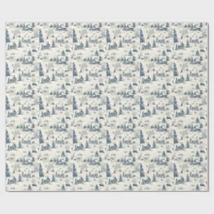Kerst Toile Pattern Accessoires Cadeaupapier